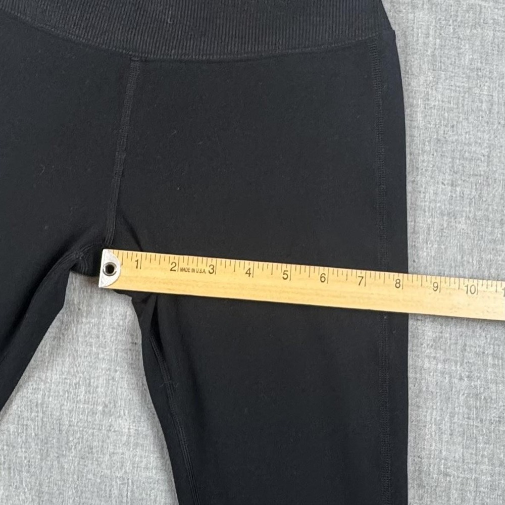 Alo Yoga 7/8 Airlift High-Waist Leggings Womens XS Black Ankle Ribbed Cuff Pants - Picture 8 of 10